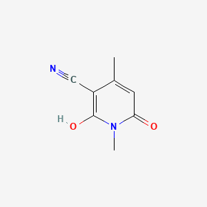 B1294833 6-Hydroxy-1,4-dimethyl-2-oxo-1,2-dihydropyridine-3-carbonitrile CAS No. 27074-03-9