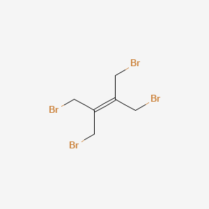 B1294834 1,4-Dibromo-2,3-bis(bromomethyl)but-2-ene CAS No. 30432-16-7