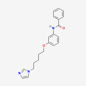 N-(3-((5-(1H-Imidazol-1-yl)pentyl)oxy)phenyl)benzamide