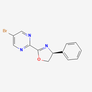 (S)-2-(5-Bromopyrimidin-2-yl)-4-phenyl-4,5-dihydrooxazole