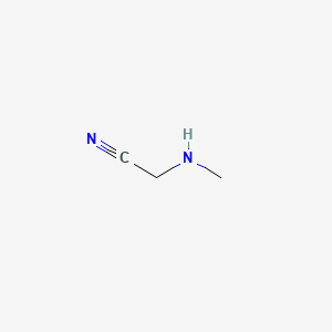 molecular formula C3H6N2 B1294837 (甲基氨基)乙腈 CAS No. 5616-32-0