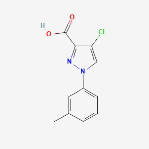 4-Chloro-1-(m-tolyl)-1H-pyrazole-3-carboxylic acid