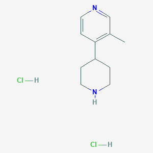 3-Methyl-4-(piperidin-4-yl)pyridine dihydrochloride