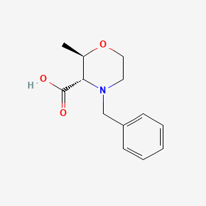 (2R,3S)-4-Benzyl-2-methylmorpholine-3-carboxylic acid