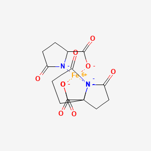 iron(6+);5-oxopyrrolidin-1-ide-2-carboxylate