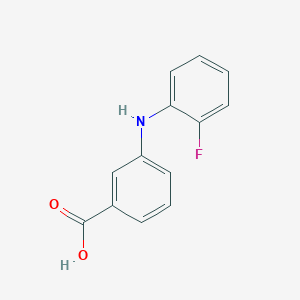 molecular formula C13H10FNO2 B12948472 3-((2-Fluorophenyl)amino)benzoic acid CAS No. 886761-91-7