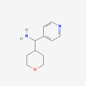 Pyridin-4-yl(tetrahydro-2H-pyran-4-yl)methanamine