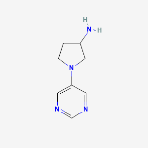 1-(Pyrimidin-5-yl)pyrrolidin-3-amine