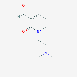 molecular formula C12H18N2O2 B12948619 1-(2-(Diethylamino)ethyl)-2-oxo-1,2-dihydropyridine-3-carbaldehyde 