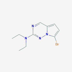 7-Bromo-N,N-diethylpyrrolo[2,1-f][1,2,4]triazin-2-amine