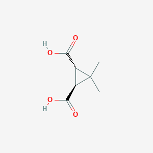 (1S,2S)-3,3-dimethylcyclopropane-1,2-dicarboxylic acid