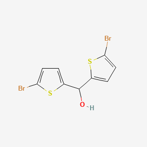 molecular formula C9H6Br2OS2 B12948686 Bis(5-bromothiophen-2-yl)methanol 