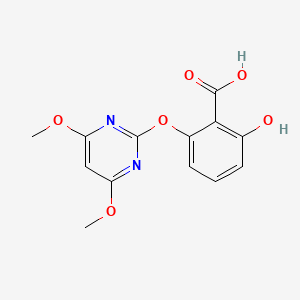 2-((4,6-Dimethoxypyrimidin-2-yl)oxy)-6-hydroxybenzoic acid