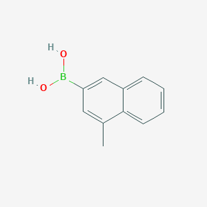 molecular formula C11H11BO2 B12948690 (4-Methylnaphthalen-2-yl)boronic acid 