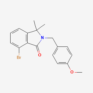 7-Bromo-2-(4-methoxybenzyl)-3,3-dimethylisoindolin-1-one