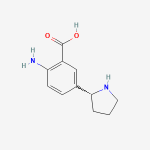 (R)-2-Amino-5-(pyrrolidin-2-yl)benzoic acid