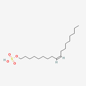 molecular formula C18H36O4S B12948794 Oleyl sulfate CAS No. 7747-53-7