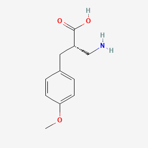 molecular formula C11H15NO3 B12948812 (S)-3-Amino-2-(4-methoxybenzyl)propanoic acid 