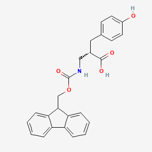 (S)-3-((((9H-Fluoren-9-yl)methoxy)carbonyl)amino)-2-(4-hydroxybenzyl)propanoic acid