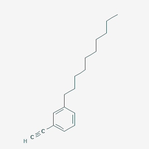 molecular formula C18H26 B12948871 1-Decyl-3-ethynylbenzene 