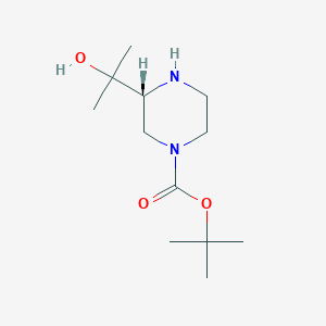 tert-Butyl (R)-3-(2-hydroxypropan-2-yl)piperazine-1-carboxylate