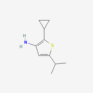 2-Cyclopropyl-5-isopropylthiophen-3-amine