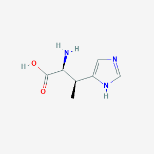 molecular formula C7H11N3O2 B12949005 (2S,3S)-2-Amino-3-(1H-imidazol-4-yl)butanoic acid 