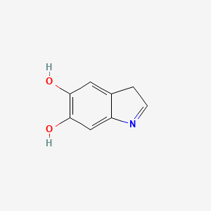 molecular formula C8H7NO2 B12949012 3H-indole-5,6-diol 