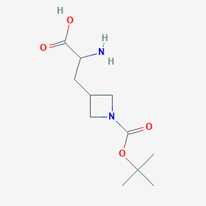 2-Amino-3-{1-[(tert-butoxy)carbonyl]azetidin-3-yl}propanoic acid