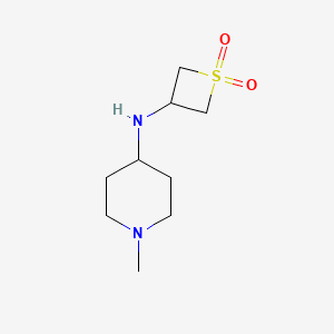 3-((1-Methylpiperidin-4-yl)amino)thietane 1,1-dioxide