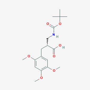 (R)-3-((tert-Butoxycarbonyl)amino)-2-(2,4,5-trimethoxybenzyl)propanoic acid