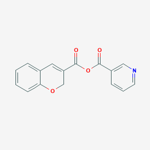 2H-Chromene-3-carboxylic nicotinic anhydride