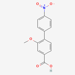 2-Methoxy-4'-nitro-[1,1'-biphenyl]-4-carboxylic acid