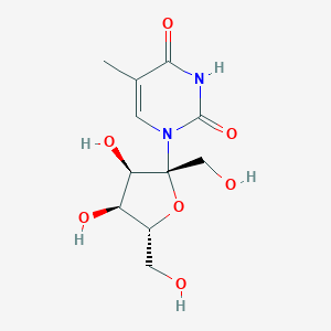 molecular formula C11H16N2O7 B129492 1-Psicofuranosylthymine CAS No. 151327-23-0