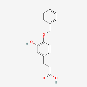 3-(4-(Benzyloxy)-3-hydroxyphenyl)propanoic acid