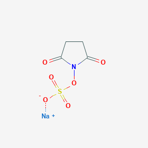 molecular formula C4H4NNaO6S B12949234 Sodium 2,5-dioxopyrrolidin-1-yl sulfate 