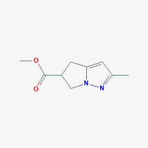 Methyl 2-methyl-5,6-dihydro-4H-pyrrolo[1,2-b]pyrazole-5-carboxylate