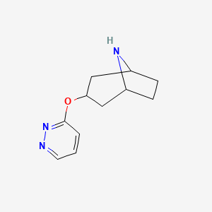 3-(Pyridazin-3-yloxy)-8-azabicyclo[3.2.1]octane