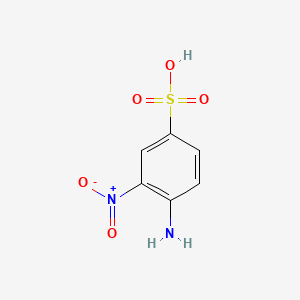 molecular formula C6H6N2O5S B1294930 2-Nitroaniline-4-sulfonic acid CAS No. 616-84-2