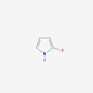 molecular formula C4H4FN B12949304 2-fluoro-1H-pyrrole CAS No. 2105-73-9