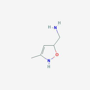 (3-Methyl-2,5-dihydroisoxazol-5-yl)methanamine