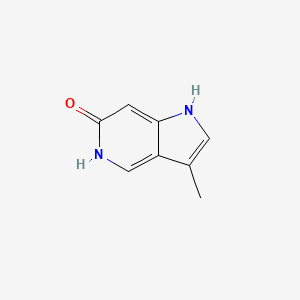 molecular formula C8H8N2O B12949323 3-Methyl-1H-pyrrolo[3,2-c]pyridin-6(5H)-one 