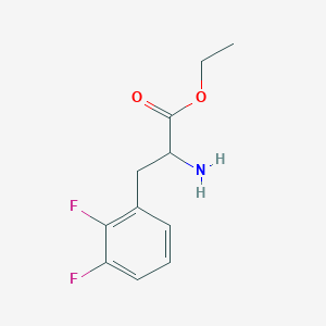 molecular formula C11H13F2NO2 B12949391 Ethyl 2-amino-3-(2,3-difluorophenyl)propanoate 