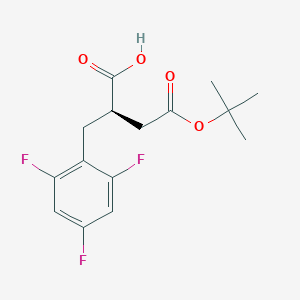 (R)-4-(tert-Butoxy)-4-oxo-2-(2,4,6-trifluorobenzyl)butanoic acid