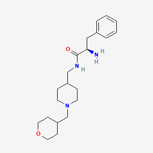 (R)-2-Amino-3-phenyl-N-((1-((tetrahydro-2H-pyran-4-yl)methyl)piperidin-4-yl)methyl)propanamide