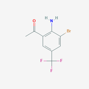 1-(2-Amino-3-bromo-5-(trifluoromethyl)phenyl)ethanone