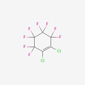 molecular formula C6Cl2F8 B1294947 1,2-Dichloro-3,3,4,4,5,5,6,6-octafluorocyclohexene CAS No. 336-19-6