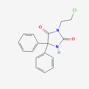 3-(2-Chloroethyl)-5,5-diphenylimidazolidine-2,4-dione