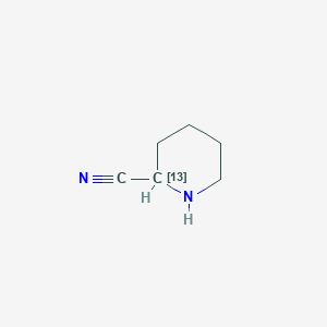 (213C)azinane-2-carbonitrile