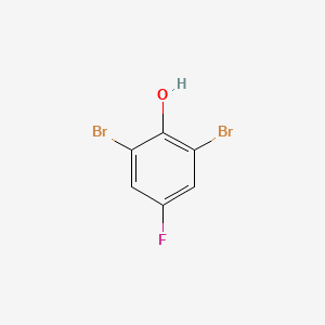 molecular formula C6H3Br2FO B1294950 2,6-Dibromo-4-fluorophenol CAS No. 344-20-7
